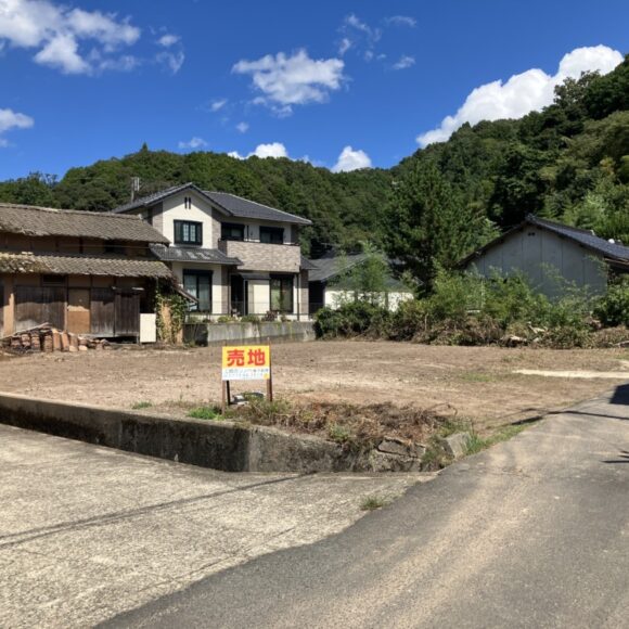 売地「丹後緑風高校久美浜学舎近くの住宅用地です。」久美浜町海士。