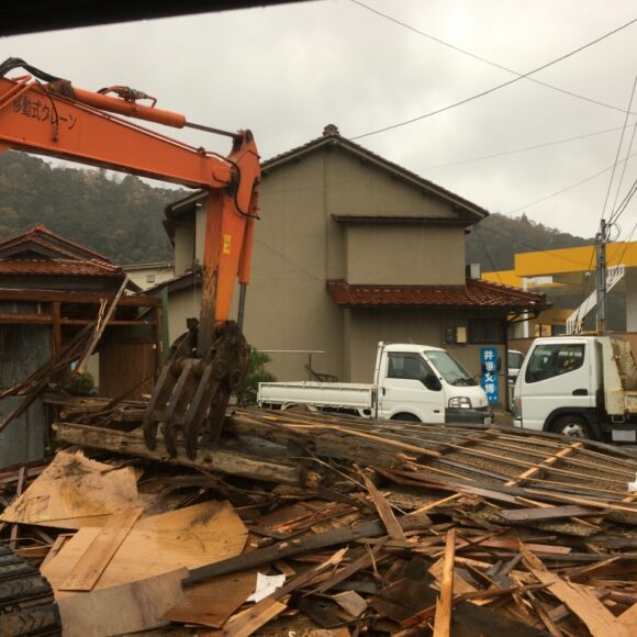 【蔵・物置解体】京丹後市久美浜町。